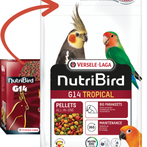 NEW  NUTRIBIRD G14 TROPICAL 1kg (parrocchetti )