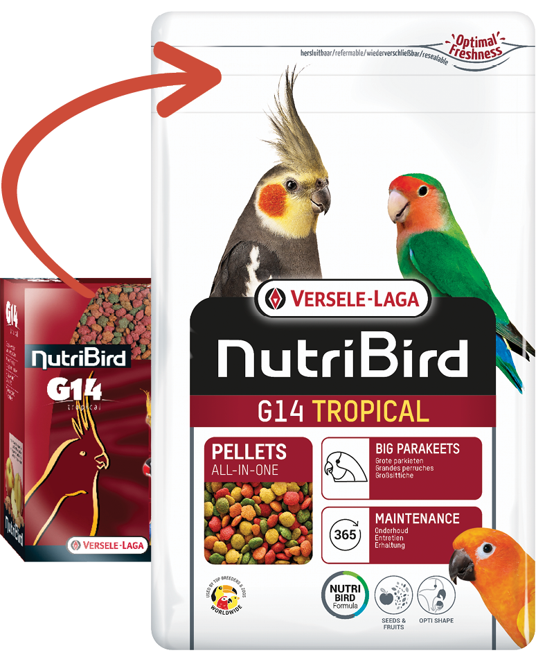 NEW NUTRIBIRD G14 TROPICAL 1kg (parrocchetti ) - immagine 2