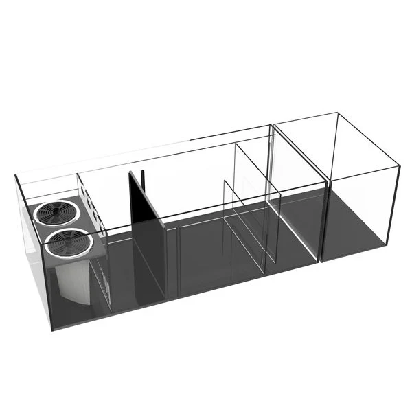 Infinia Reef 190.5 Noir WATERBOX - Aquarium Récifal 517 L - immagine 8