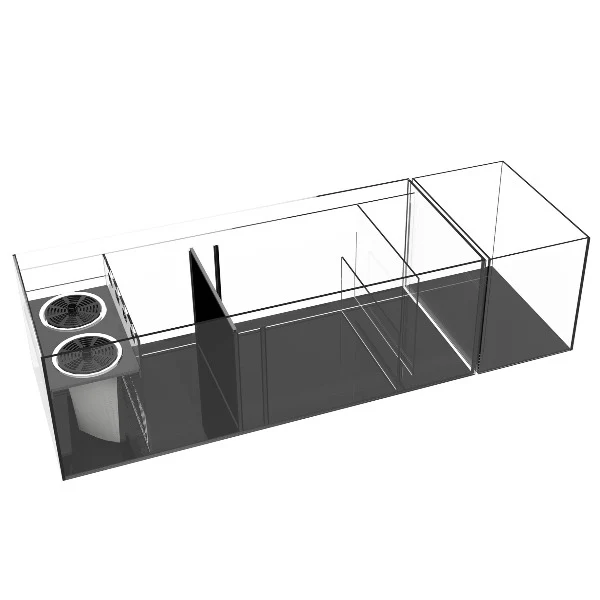 Infinia Reef 230.6 Noir WATERBOX - Aquarium Récifal 630 L - immagine 9