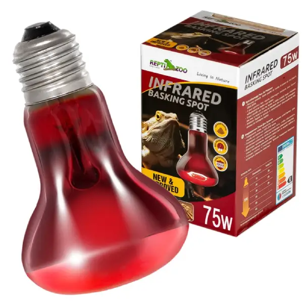 Infrared Basking Spot REPTIZOO - Lampe Chauffante Infrarouge 75W