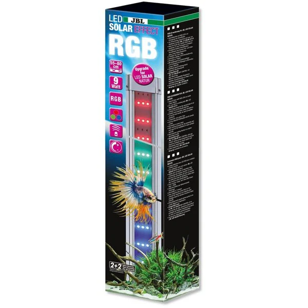 LED Solar Effect RGB JBL - 9 W pour Aquarium 55 à 80 cm