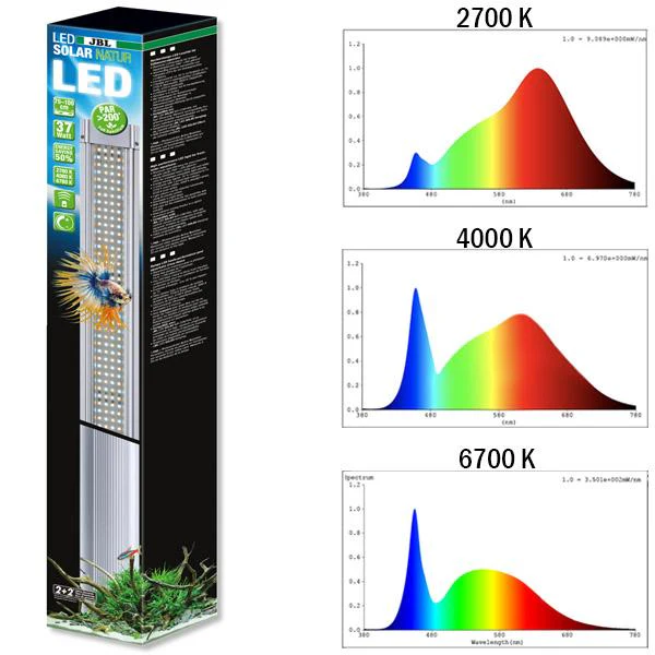 LED Solar Natur JBL - 37W pour Aquarium 75 à 100 cm - immagine 6