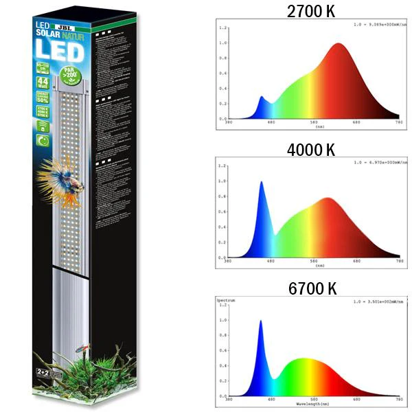 LED Solar Natur JBL - 44W pour Aquarium 85 à 110 cm - immagine 6