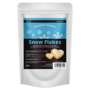 GlasGarten Shrimp Snacks Snow Flakes, Pumpkin-Karotte