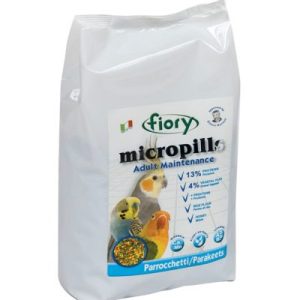FIORY MICROPELLET PER PARROCCHETTI 2 CONF DA 1,4KG -TOTALE 2,8KG