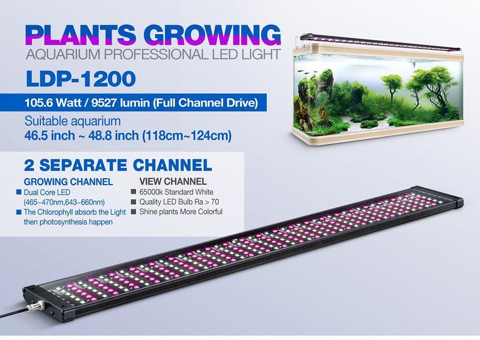 Rampe LED eau douce LICAH - LDP-1200 - immagine 2