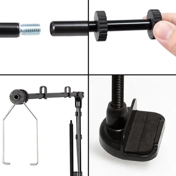 Support de Lampe Dôme à Pince REPTIZOO - immagine 8