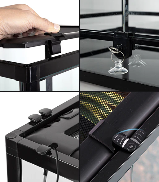 Terrarium REPTIZOO Démontable et Étanche - 120 x 45 x 45 cm - immagine 6