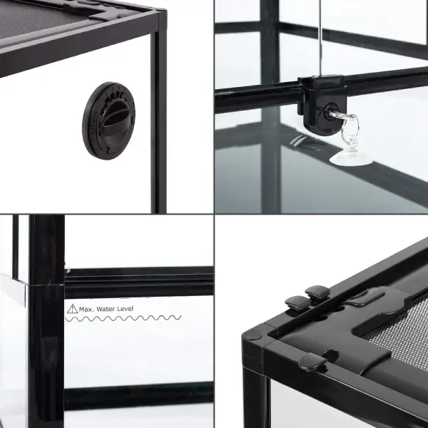 Terrarium REPTIZOO Démontable et Étanche - 45 x 45 x 60 cm - immagine 5