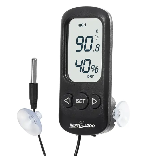 Thermomètre/Hygromètre Digital avec Alarme et Sonde REPTIZOO - immagine 3