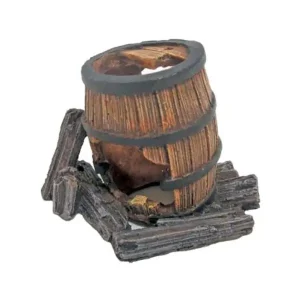 Tonneau Bois avec Trous AMTRA - 9 cm